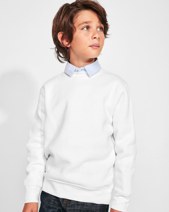 1070 Sudadera Clasica Blanca Kids