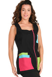 51605123 Casaca cremallera bolsillos colores