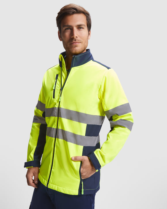 9303 Chaqueta Soft Shell Alta visibilidad Antares
