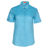 Camisa Mujer Cuello Camisero Manga Corta Florida - 937144