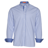 Camisa Hombre Cuello Camisero Manga Larga Plaid - 950151