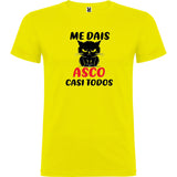Camiseta manga corta "Me dais asco"
