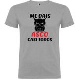 Camiseta manga corta "Me dais asco"