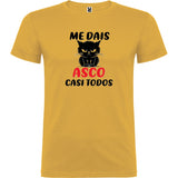 Camiseta manga corta "Me dais asco"