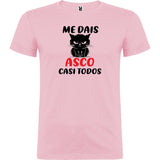 Camiseta manga corta "Me dais asco"