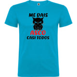 Camiseta manga corta "Me dais asco"